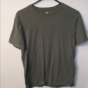 H&M olive green t shirt.